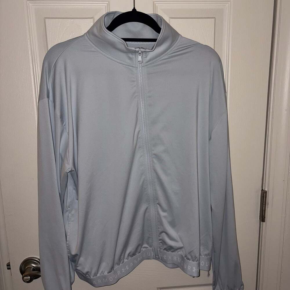 Under Armour HeatGear Men's Loose Full Zip Track Jacket Gray